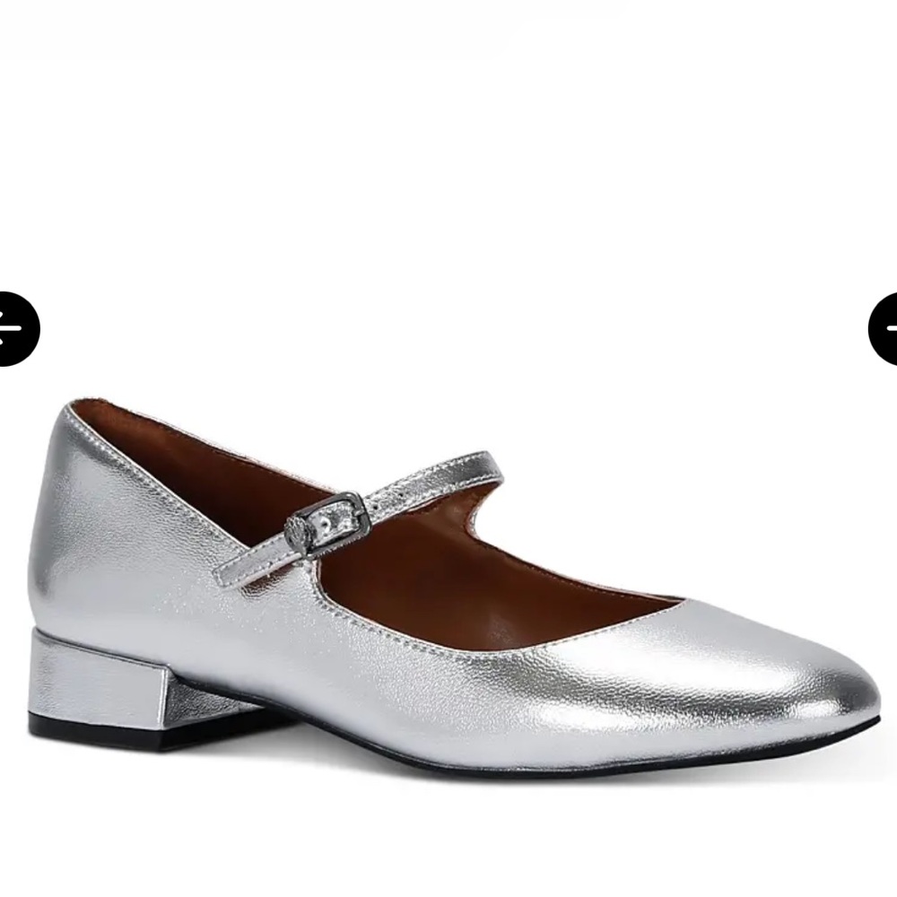 Kurt Geiger Regent Mary Jane’s Flats Silver